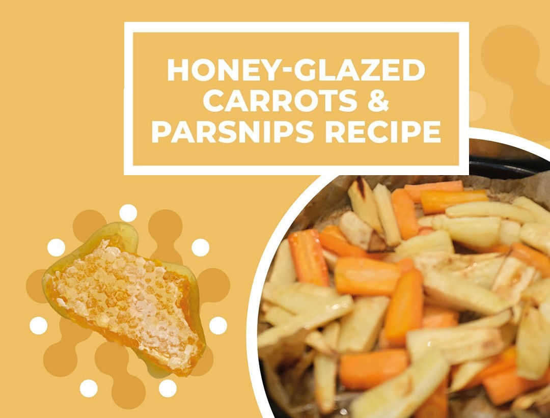 honey glazed parsnips