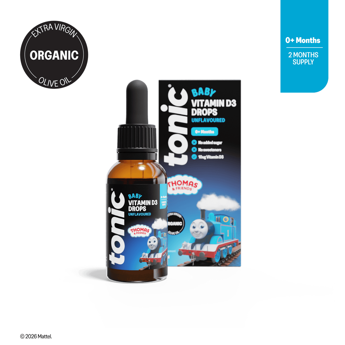 Tonic Health Unflavoured Thomas & Friends™ Baby Vitamin D3 Drops Thomas & Friends™ Baby Vitamin D3 Drops