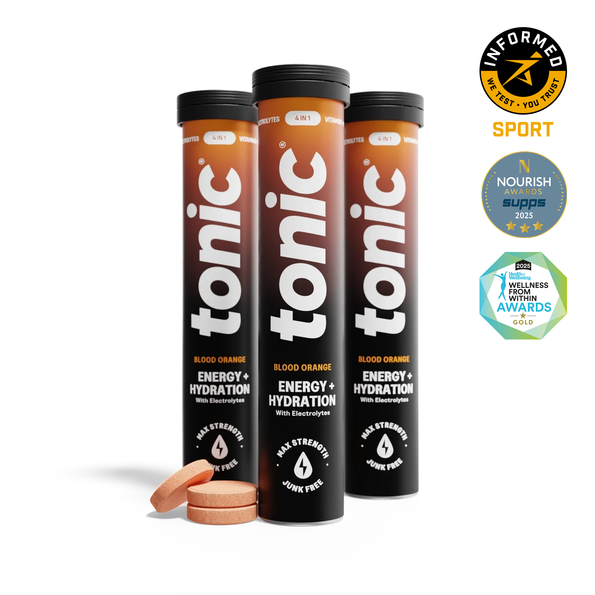 Tonic Health Blood Orange Energy + Hydration Energy & Hydration - Fuel your energy & hydration | Tonic Health