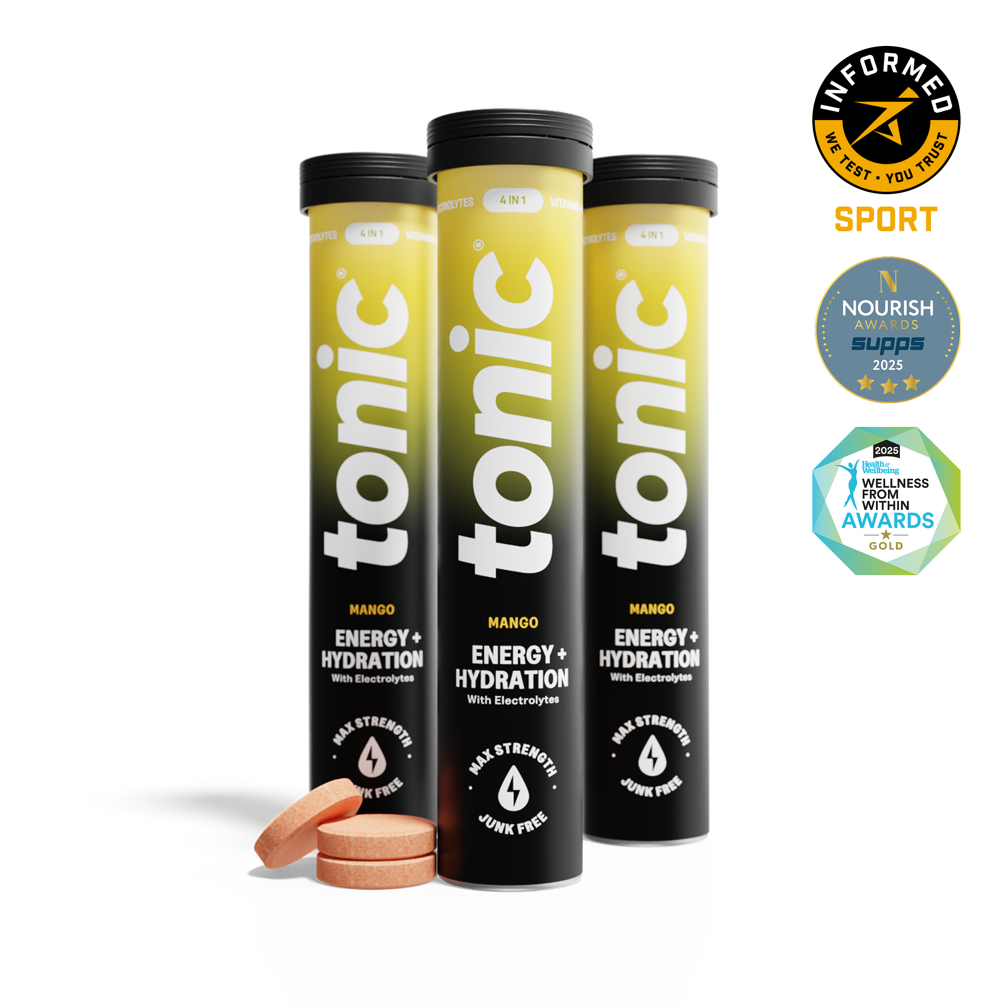 Tonic Health Mango Energy + Hydration Energy & Hydration - Fuel your energy & hydration | Tonic Health