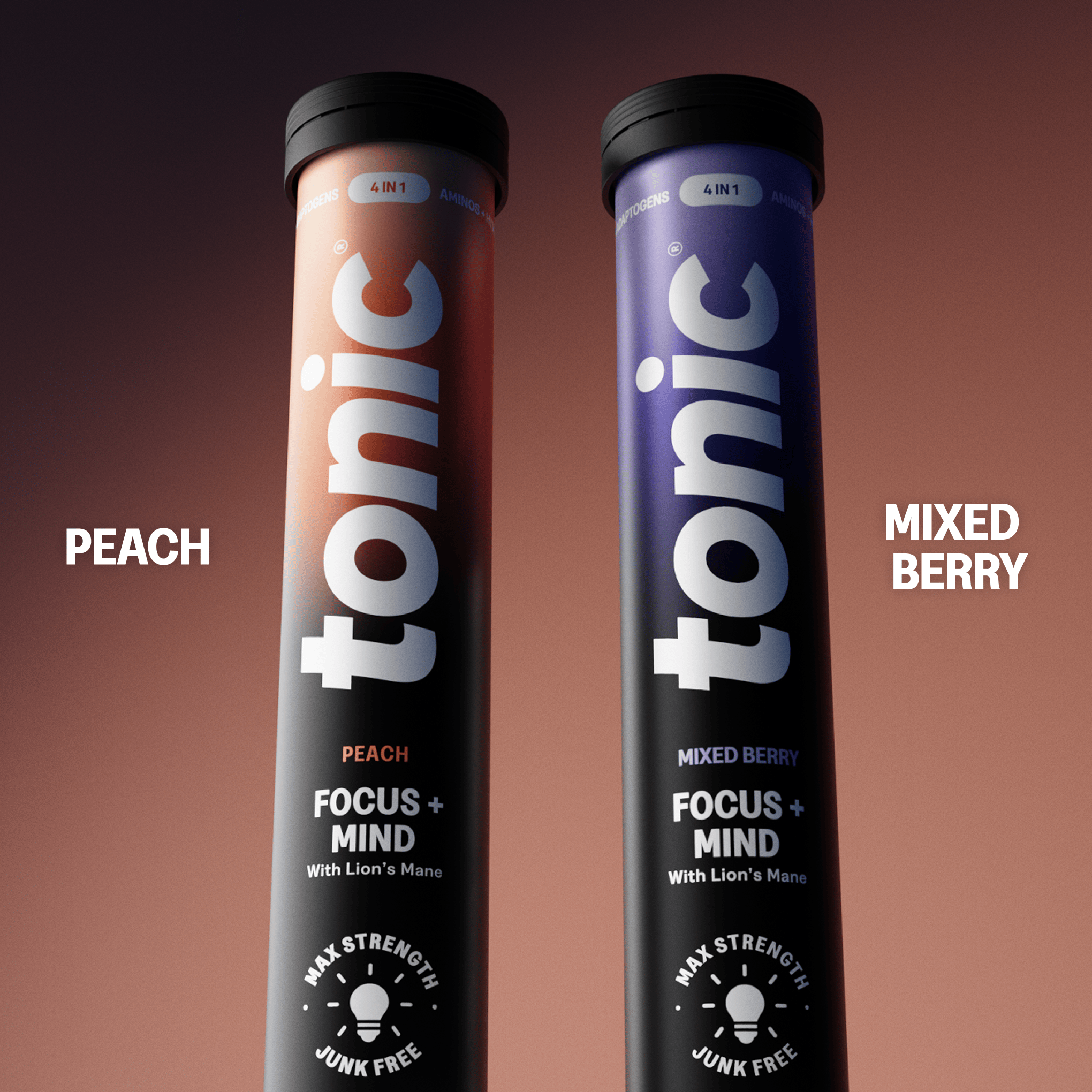 Tonic Health Focus + Mind | 40 Day Supply | 2 Tubes Focus + Mind - 40 day supply | Tonic Health