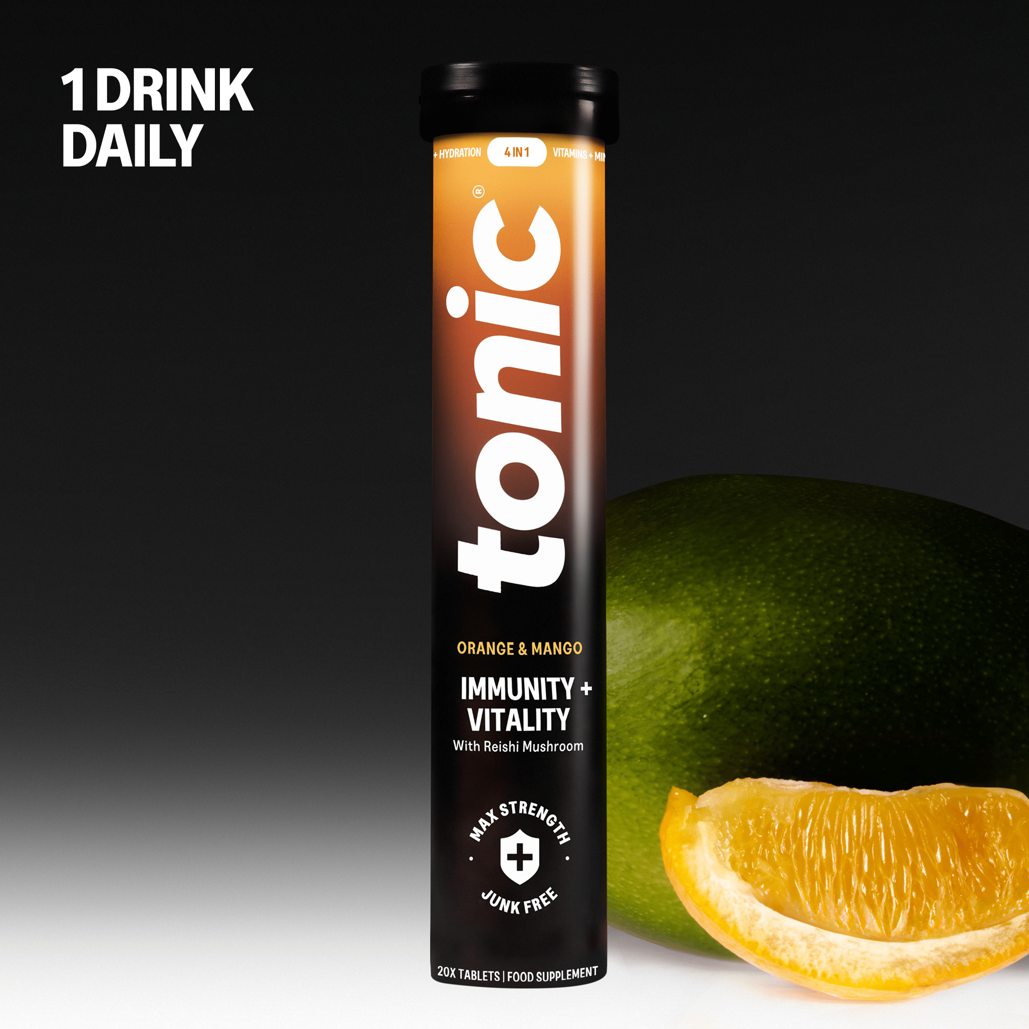 Tonic Health Immunity + Vitality Daily Immunity - Vegan Health Supplement | Tonic Health