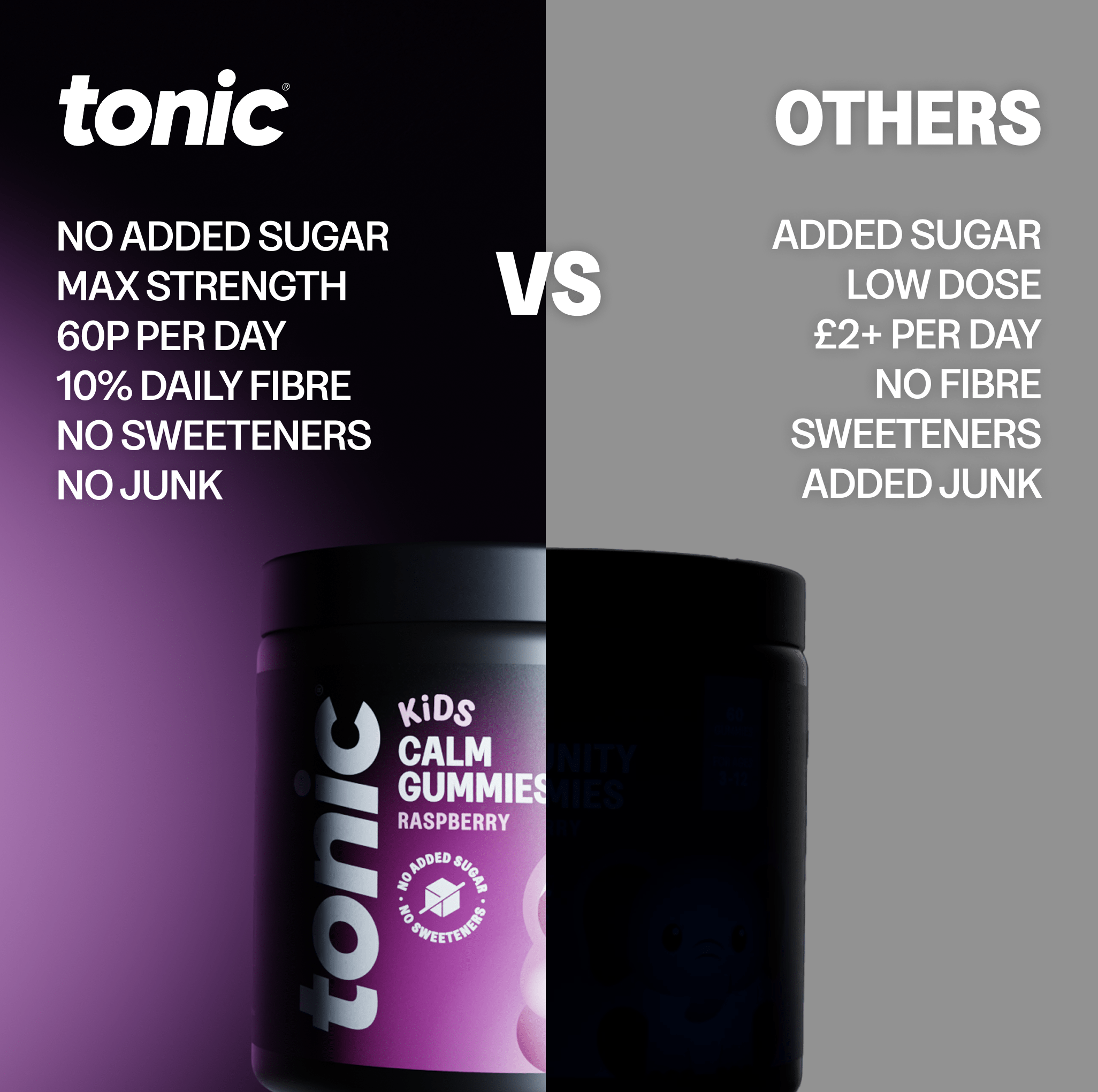 Tonic Health Raspberry Kids Calm Kids Calm