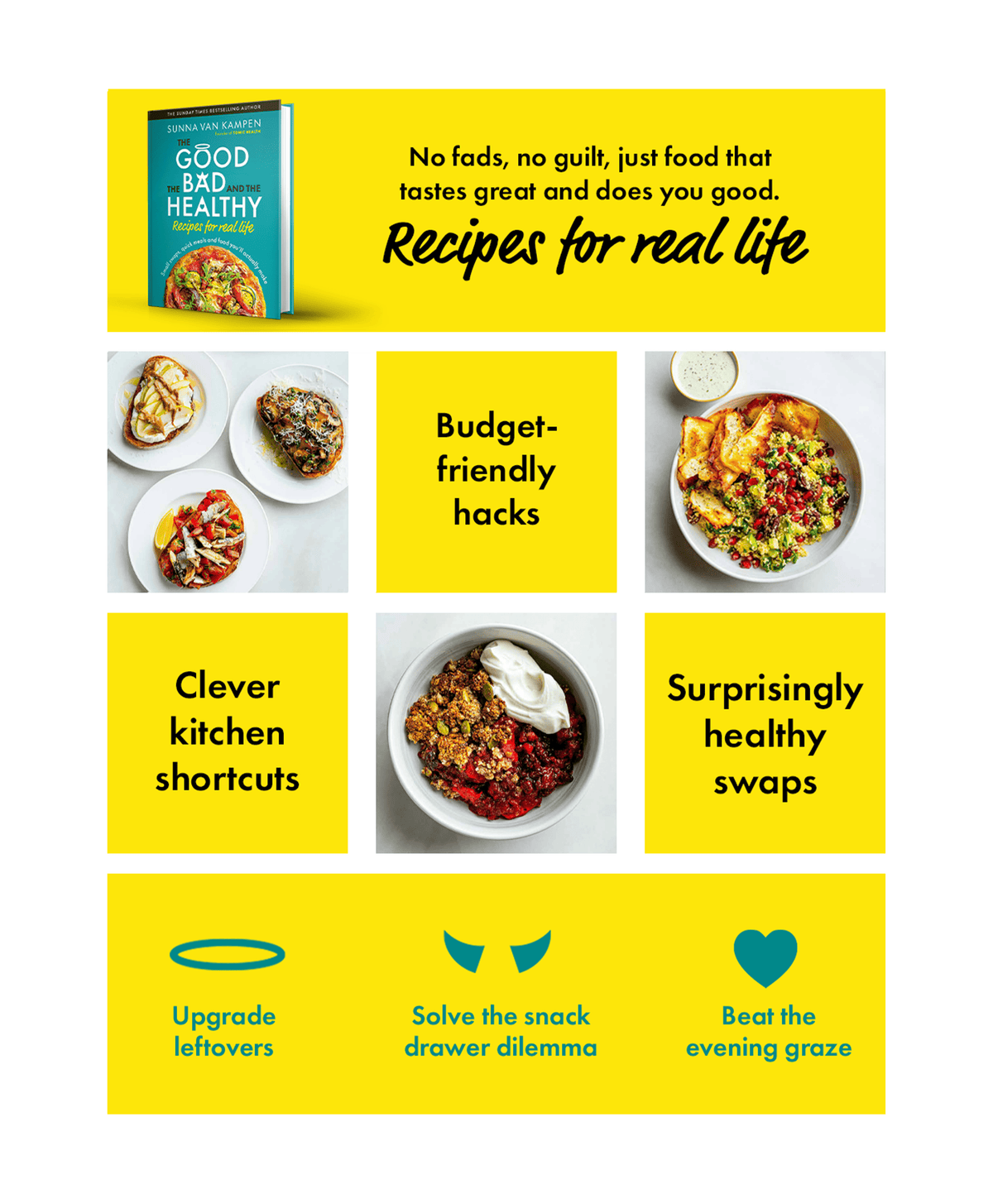 Tonic Health The Good, the Bad and the Healthy: Recipes for Real Life The Good, the Bad and the Healthy | Sunna van Kampen | Tonic Health