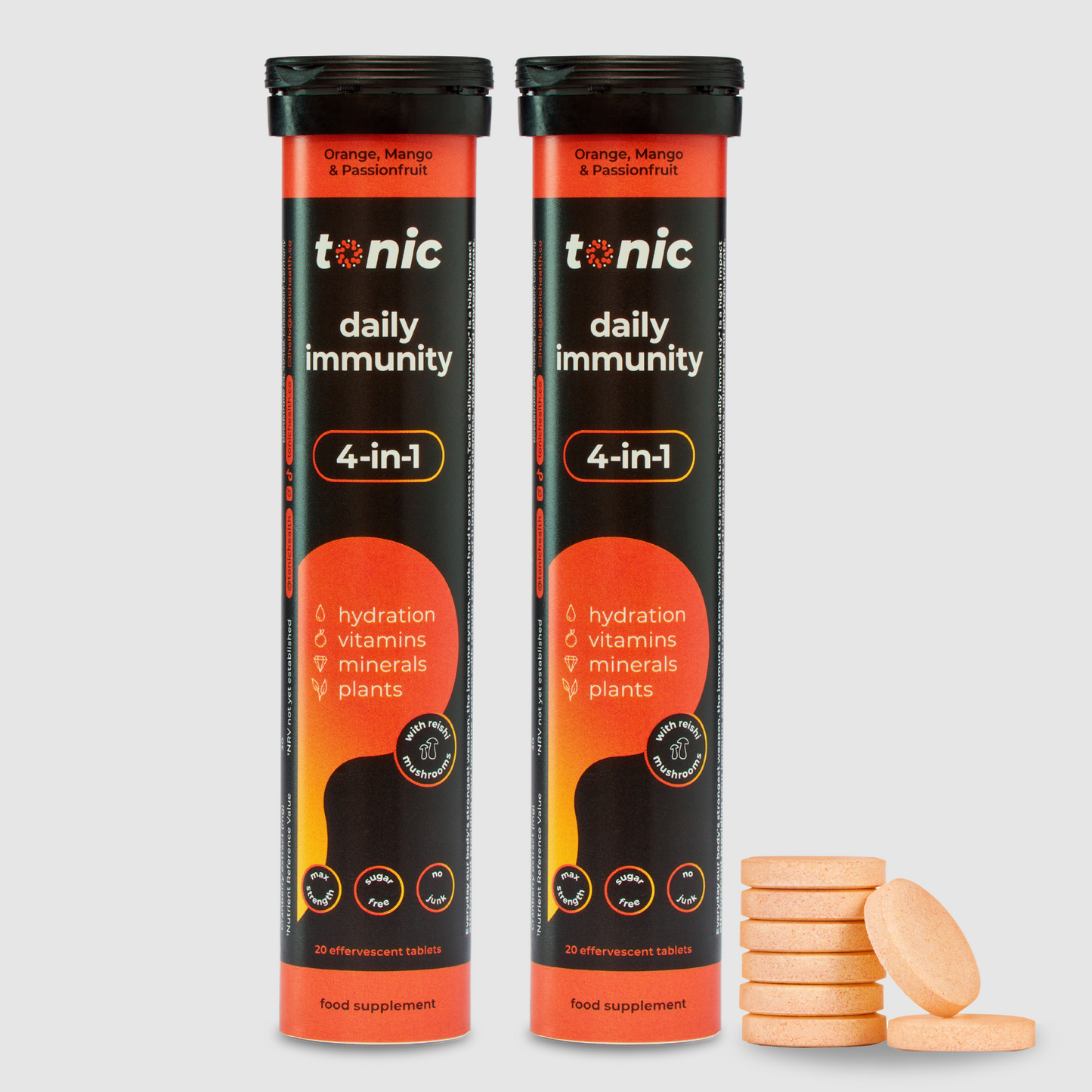 Daily Immunity | 40 Day Supply | 2 Tubes