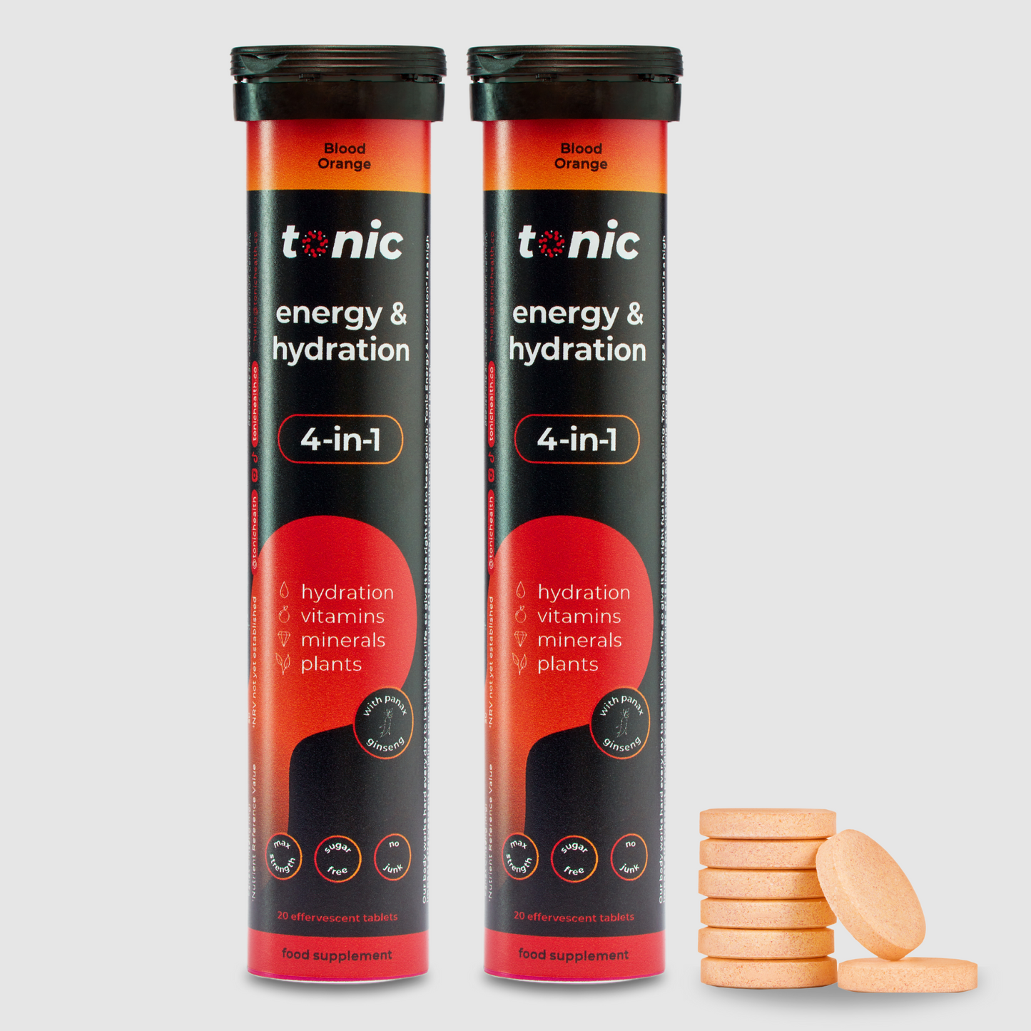 Energy & Hydration | 40 Day Supply | 2 Tubes