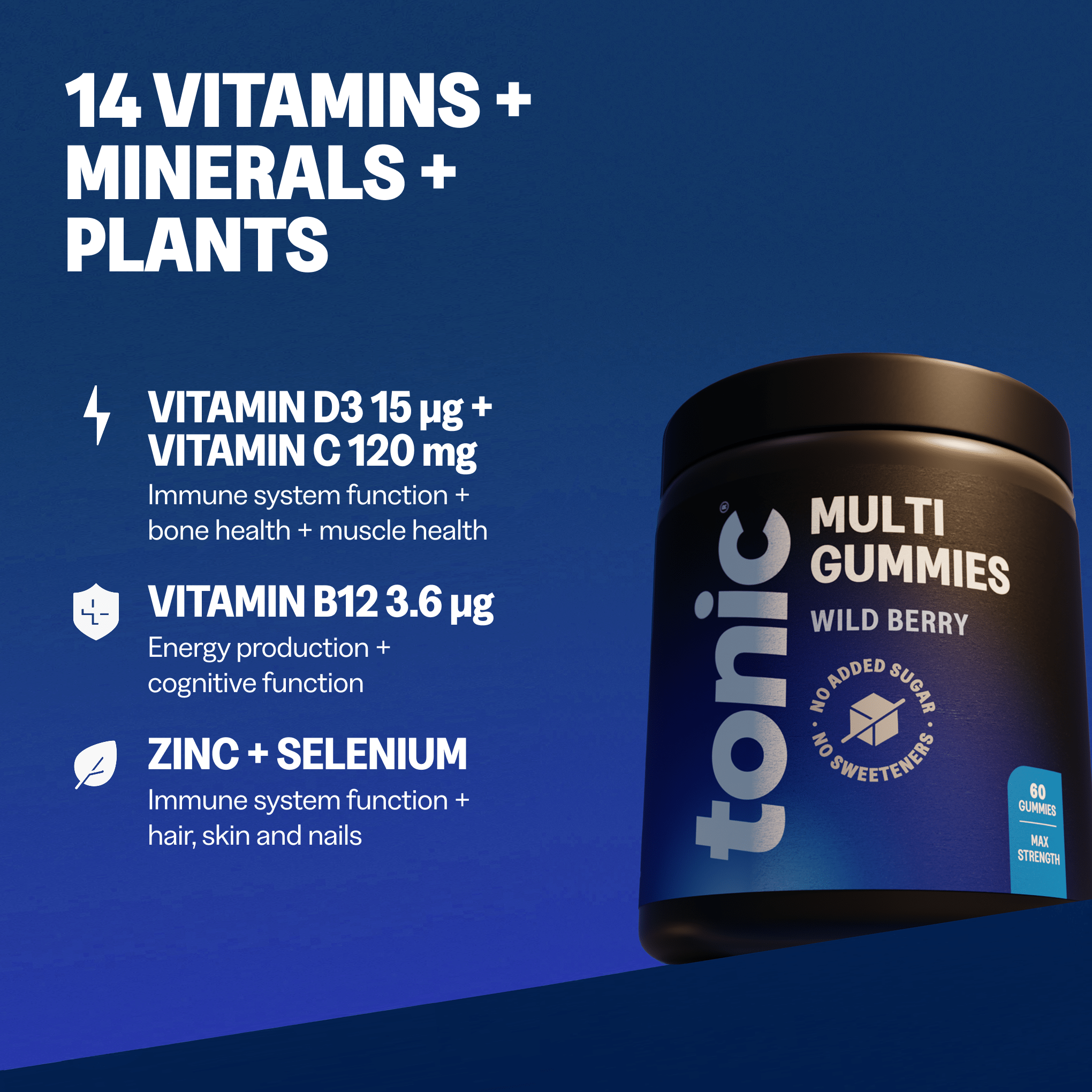 Tonic Health Multivitamin Gummies Multivitamin Gummies