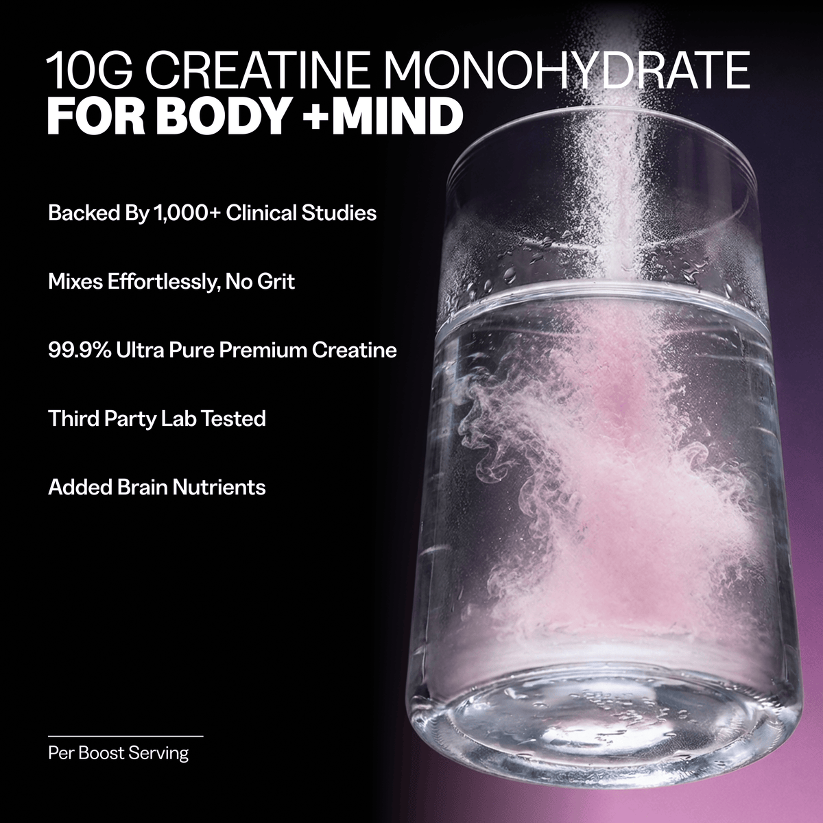 Tonic Health Creatine + Brain Creatine Monohydrate Powder | Taurine & Biotin | Tonic Health