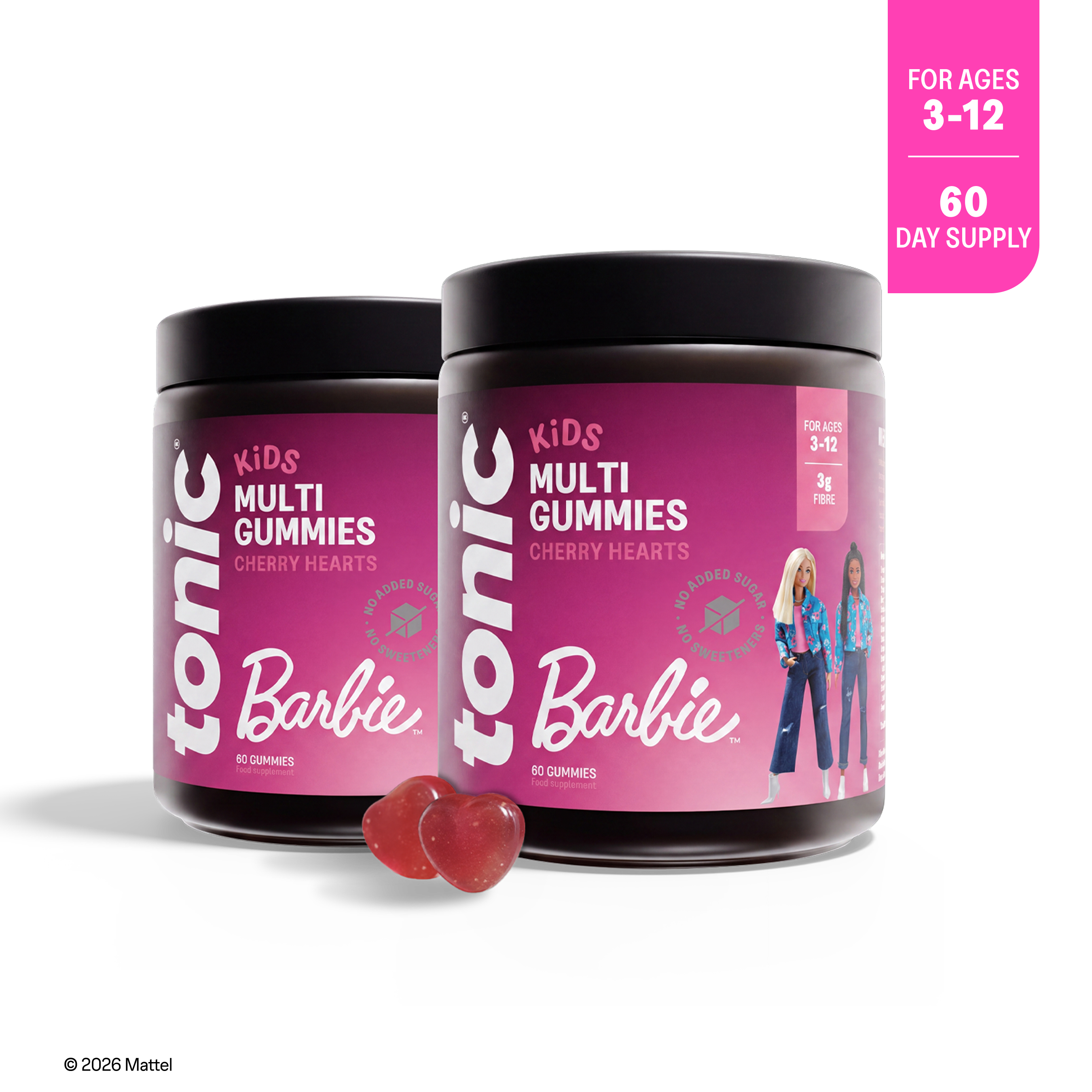 Tonic Health Barbie Barbie Kids Multi Gummies offer Tonic Health Kids Multivitamin Strawberry Vitamin Gummies