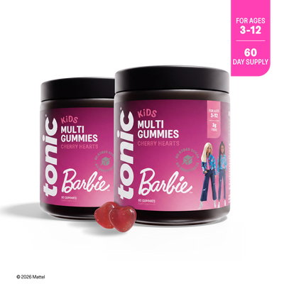 Tonic Health Barbie Barbie Kids Multi Gummies offer Tonic Health Kids Multivitamin Strawberry Vitamin Gummies