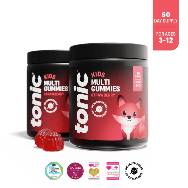 Tonic Health Kids Multi Gummies Tonic Health Kids Multivitamin Strawberry Vitamin Gummies