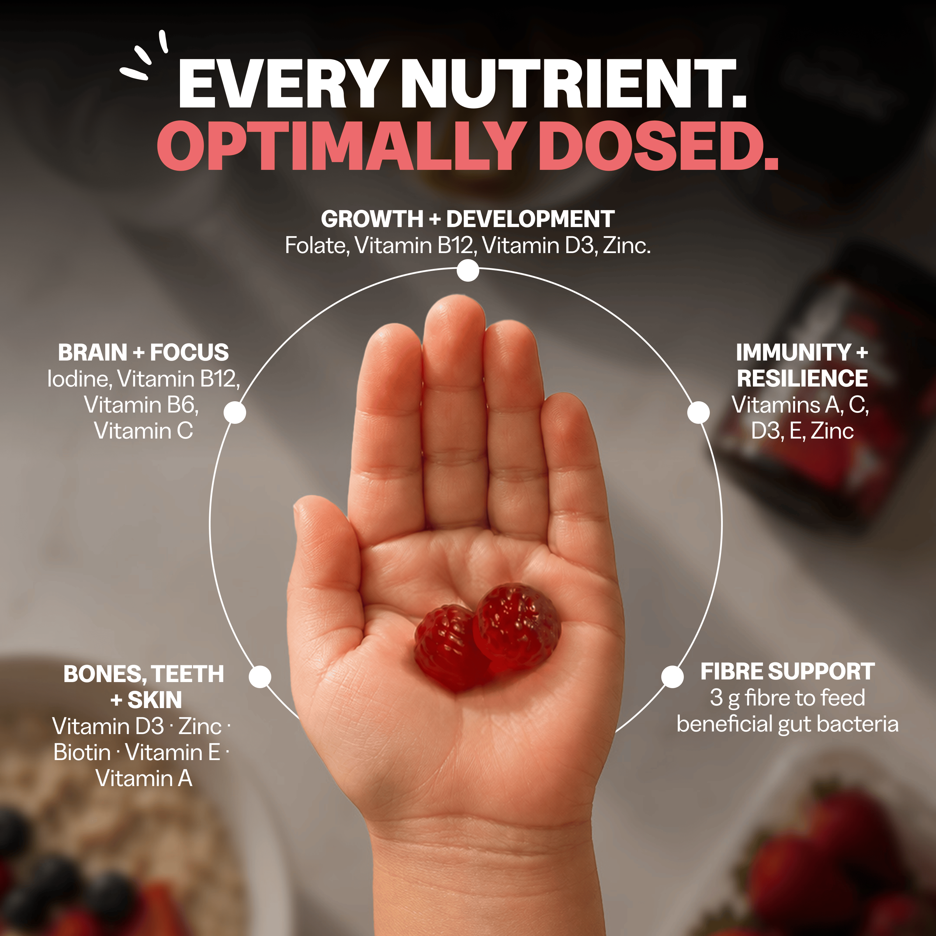 Tonic Health Family Multivitamin Gummies Bundle – 2 Month Supply for Kids & Adults Family Multivitamin Bundle | Kids & Adults | 2 Month Supply | Tonic