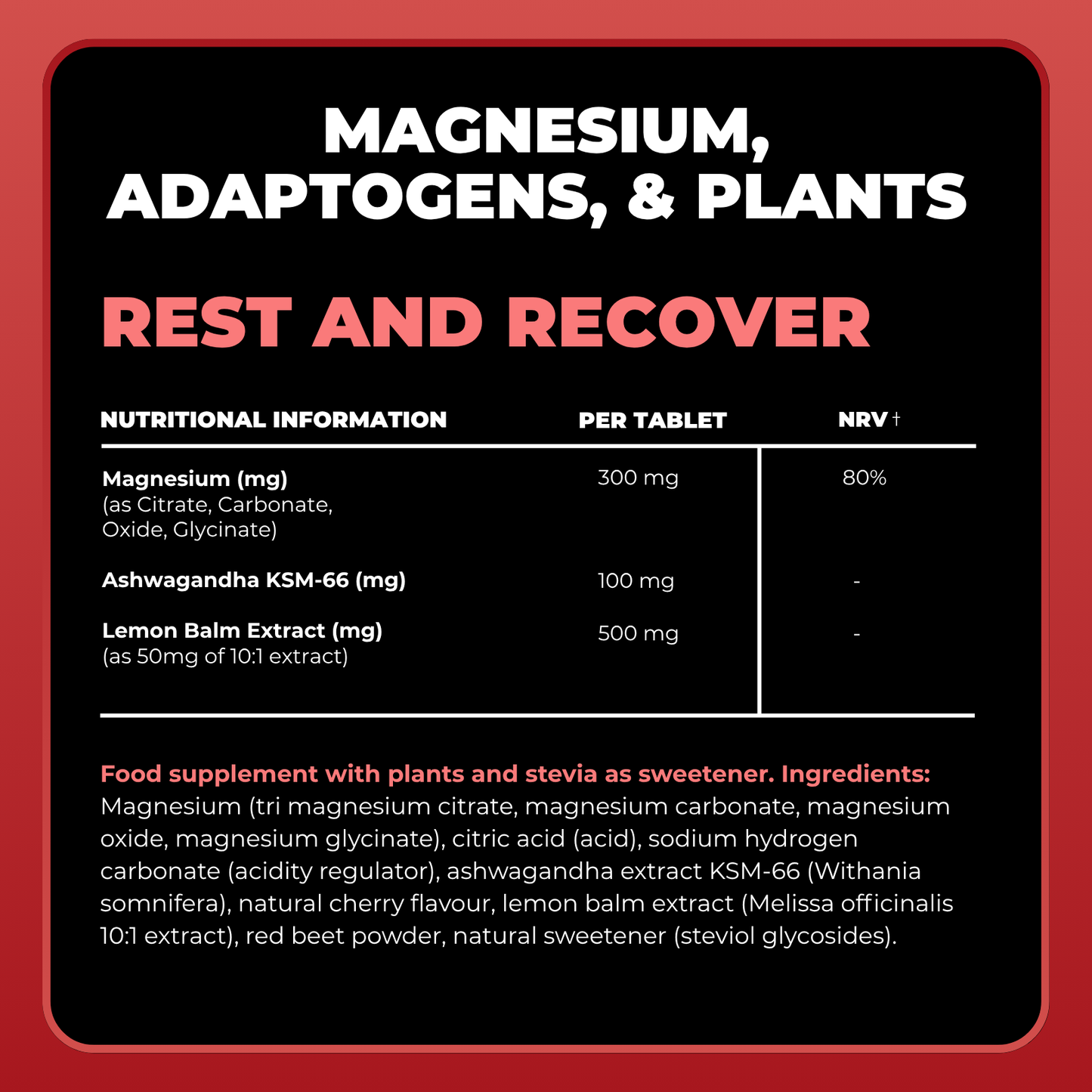 Rest & Recover