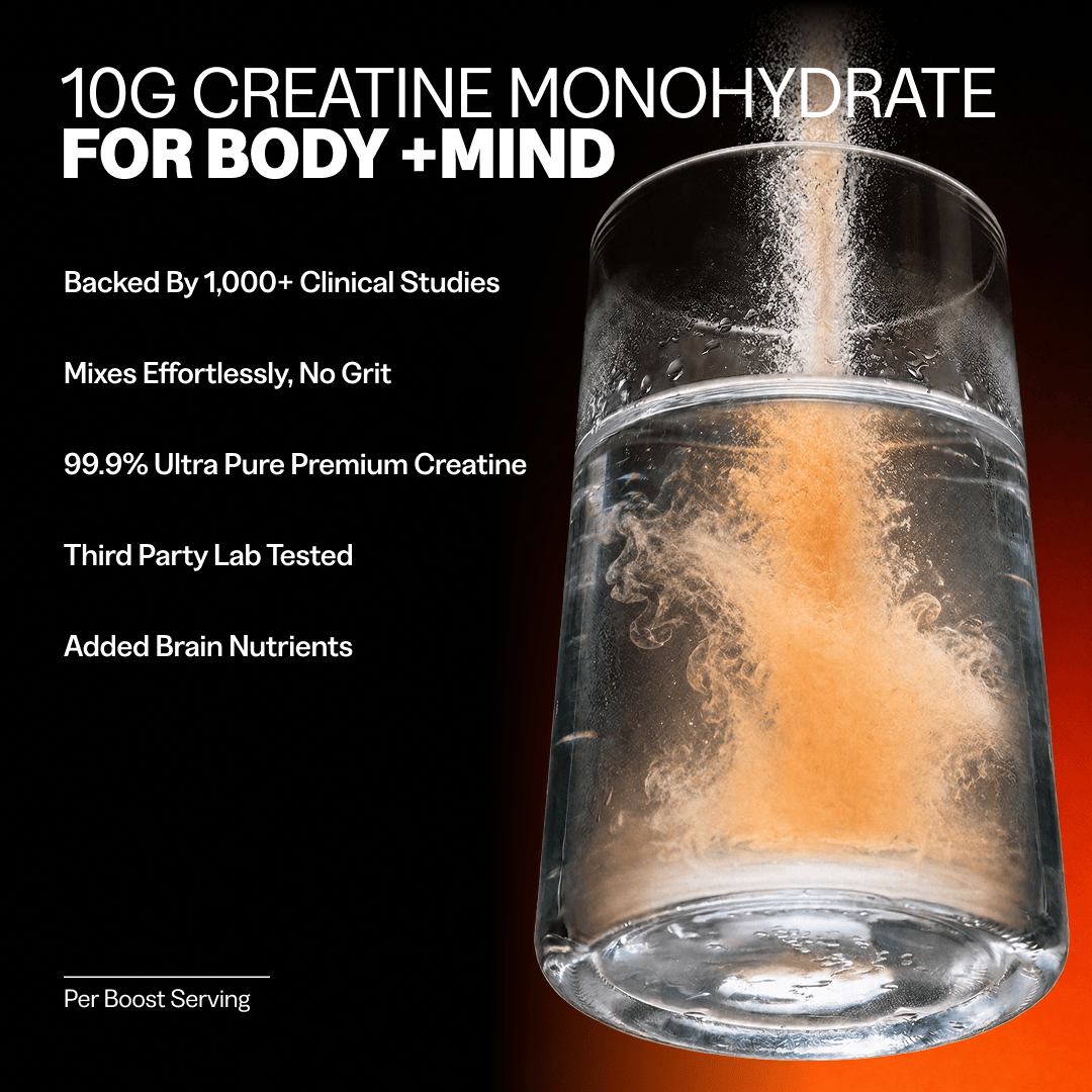 Tonic Health Creatine + Brain Creatine Monohydrate Powder | Taurine & Biotin | Tonic Health