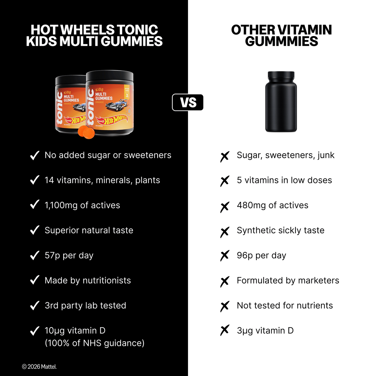Tonic Health Hot Wheels Hot Wheels™ Kids Multi Gummies offer Tonic Hot Wheels™ Kids Orange Multivitamin Gummies | Tonic Health
